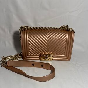 Most Wanted Gold Chain Quilted Women's Jelly Bag